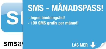 SMS - Månadspass